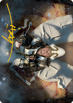 Jerren, Corrupted Bishop Art Card (Gold-Stamped Signature) [Innistrad: Midnight Hunt Art Series]-1
