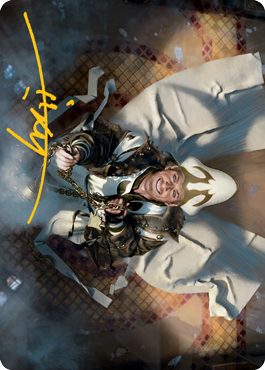 Jerren, Corrupted Bishop Art Card (Gold-Stamped Signature) [Innistrad: Midnight Hunt Art Series]-1