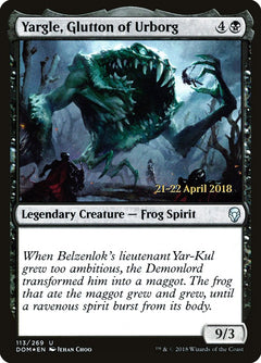 Yargle, Glutton of Urborg [Dominaria Prerelease Promos]-1