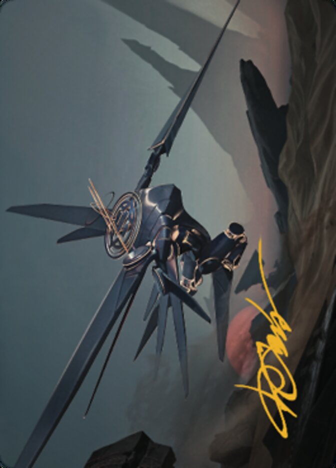 Steel Seraph Art Card (Gold-Stamped Signature) [The Brothers' War Art Series]-1