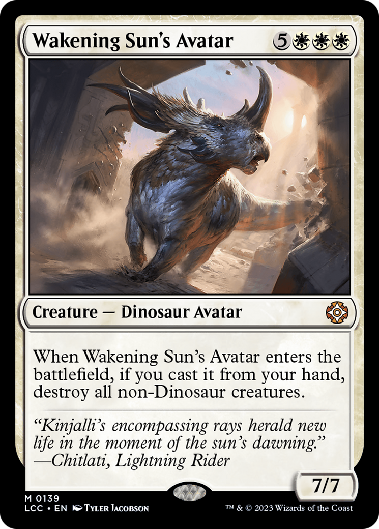 Wakening Sun's Avatar [The Lost Caverns of Ixalan Commander]-1