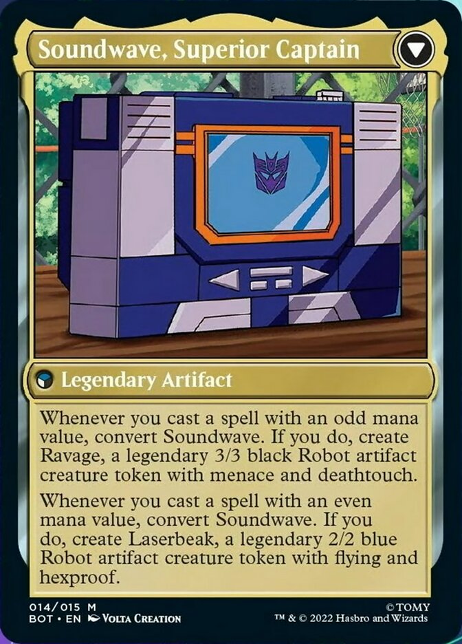 Soundwave, Sonic Spy // Soundwave, Superior Captain [Transformers]-2
