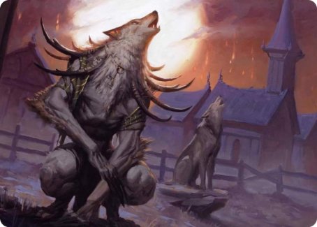 Lord of the Ulvenwald Art Card [Innistrad: Midnight Hunt Art Series]-1