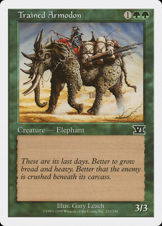 Trained Armodon [Classic Sixth Edition]-1