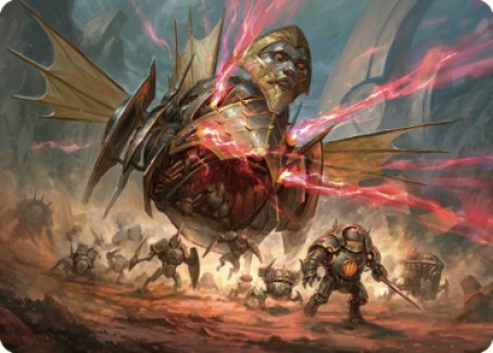 Liberator, Urza's Battlethopter Art Card [The Brothers' War Art Series]-1