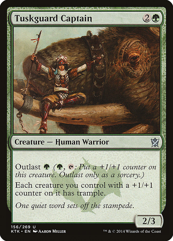 Tuskguard Captain [Khans of Tarkir]-1