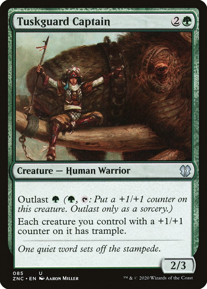 Tuskguard Captain [Zendikar Rising Commander]-1