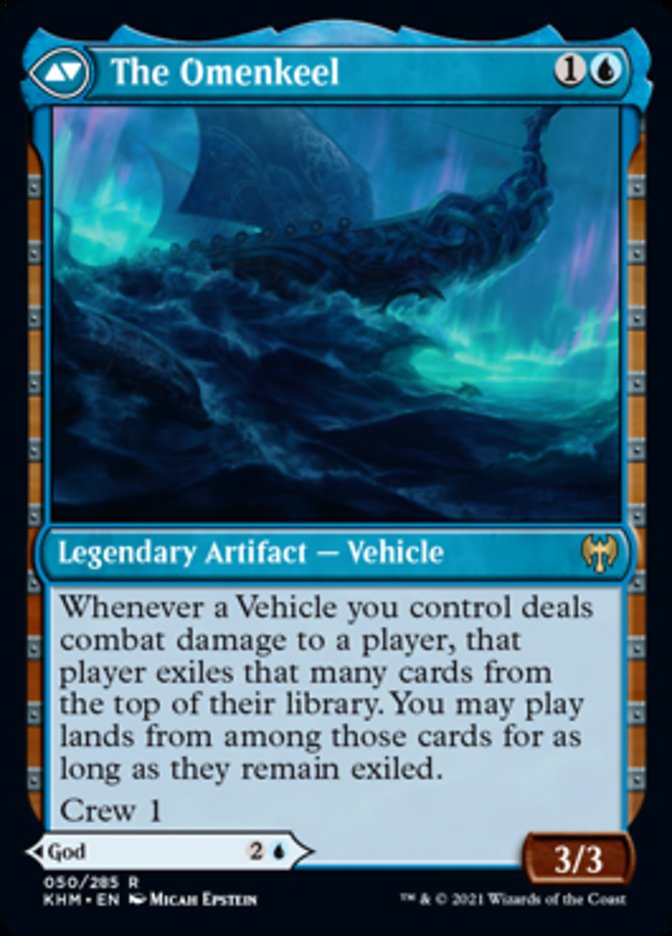 Cosima, God of the Voyage // The Omenkeel [Kaldheim]-2