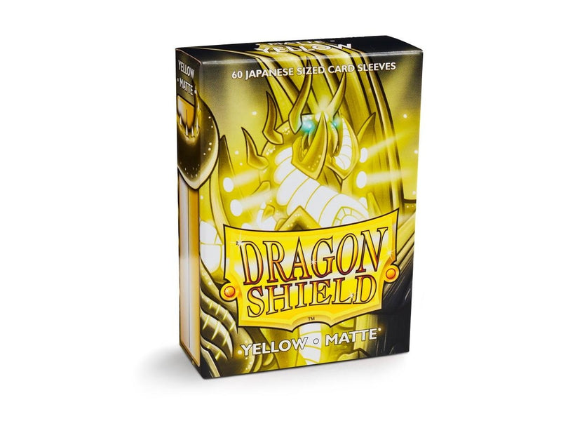 Sleeves - Dragon Shield Japanese - Box 60 - Yellow Matte-1