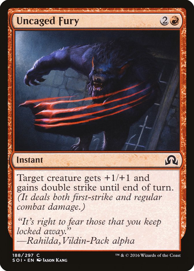 Uncaged Fury [Shadows over Innistrad]-1