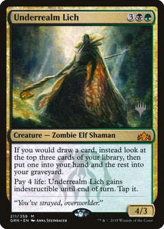 Underrealm Lich (Promo Pack) [Guilds of Ravnica Promos]-1
