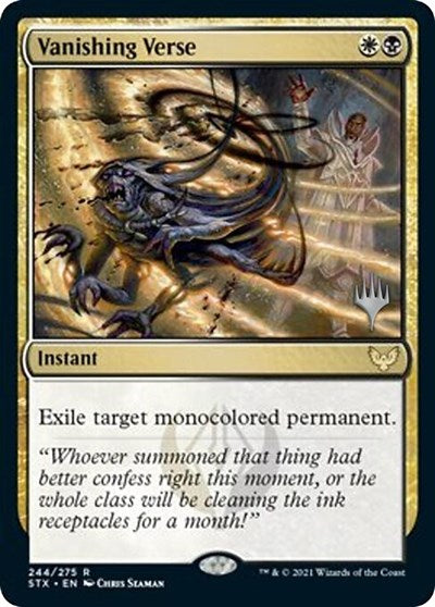 Vanishing Verse (Promo Pack) [Strixhaven: School of Mages Promos]-1