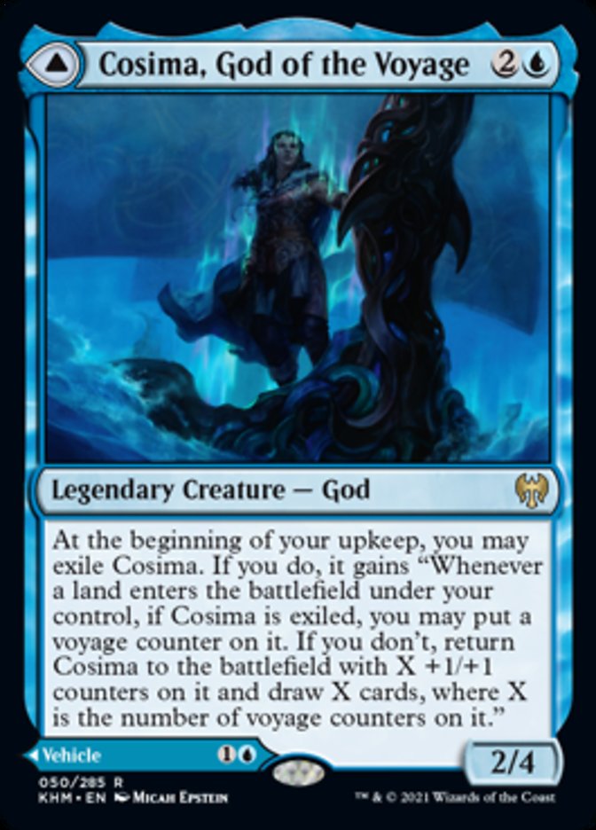 Cosima, God of the Voyage // The Omenkeel [Kaldheim]-1