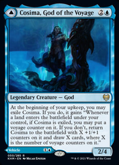 Cosima, God of the Voyage // The Omenkeel [Kaldheim]-1
