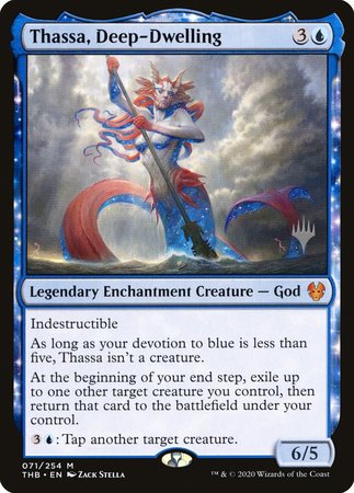 Thassa, Deep-Dwelling [Theros Beyond Death Promos]-1