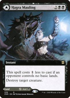 Hagra Mauling // Hagra Broodpit (Extended Art) [Zendikar Rising]-1