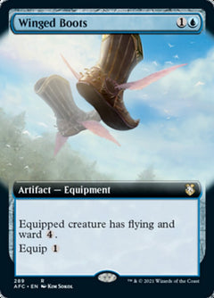 Winged Boots (Extended Art) [Dungeons & Dragons: Adventures in the Forgotten Realms Commander]-1