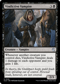 Vindictive Vampire [Ravnica: Clue Edition]-1