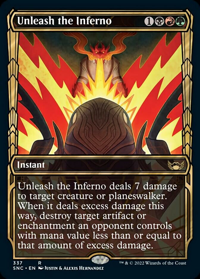 Unleash the Inferno (Showcase Golden Age) [Streets of New Capenna]-1