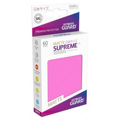 Ultimate Guard Supreme UX Sleeves Japanese Size Matte Pink (60)-1