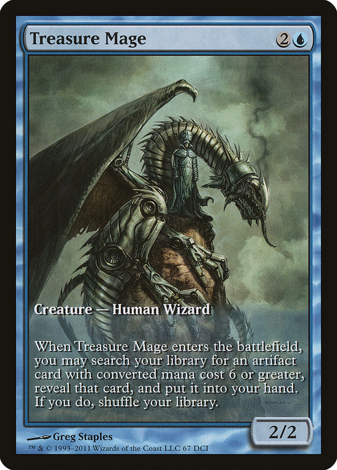 Treasure Mage (Extended Art) [Mirrodin Besieged Promos]-1