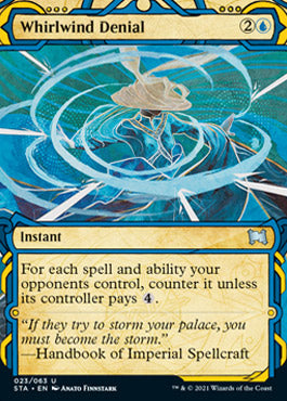 Whirlwind Denial (Foil Etched) [Strixhaven: School of Mages Mystical Archive]-1