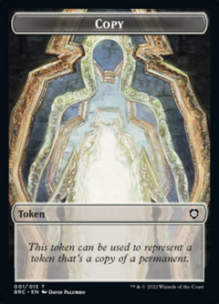 Copy // Thopter (006) Double-Sided Token [The Brothers' War Commander Tokens]-1