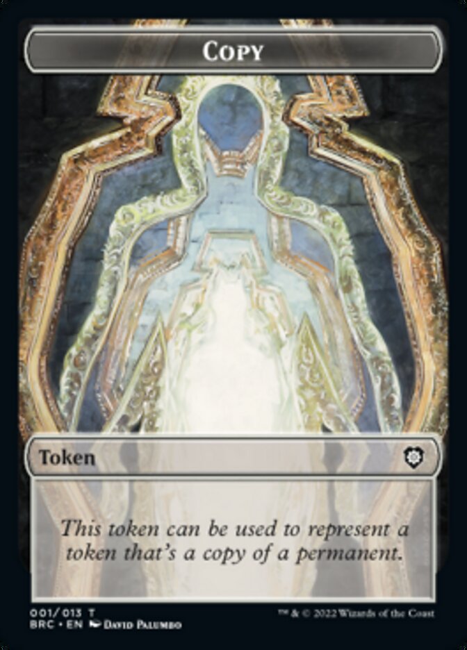 Copy // Thopter (006) Double-Sided Token [The Brothers' War Commander Tokens]-1