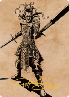 Zevlor, Elturel Exile Art Card (78) (Gold-Stamped Signature) [Commander Legends: Battle for Baldur's Gate Art Series]-1