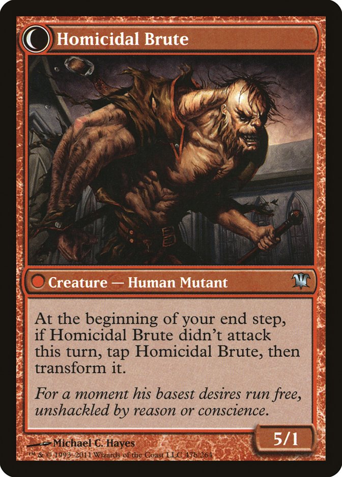 Civilized Scholar // Homicidal Brute [Innistrad]-2