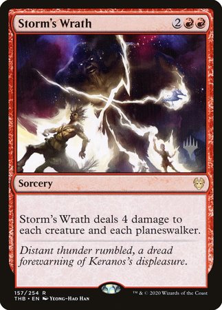 Storm's Wrath [Theros Beyond Death Promos]-1
