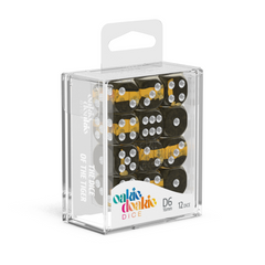 Oakie Doakie Dice D6 16 mm Enclave - Amber (12)-1