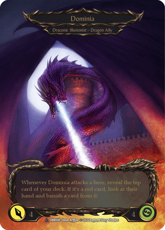Invoke Dominia // Dominia (Marvel) [UPR008] (Uprising)  Cold Foil-2