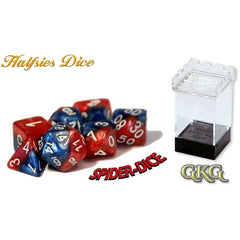 Halfsies Dice Spider Dice with Upgraded Dice Case-1