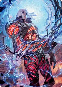 Tezzeret, Betrayer of Flesh Art Card [Kamigawa: Neon Dynasty Art Series]-1