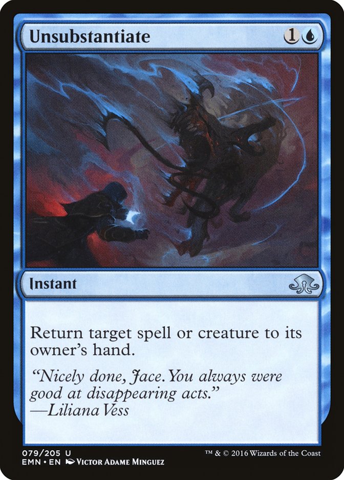 Unsubstantiate [Eldritch Moon]-1