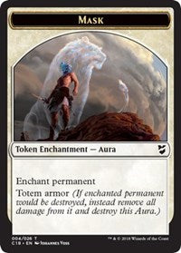 Mask // Beast (014) Double-Sided Token [Commander 2018 Tokens]-1