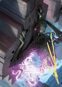 Skyclave Shade Art Card (Gold-Stamped Signature) [Zendikar Rising Art Series]-1