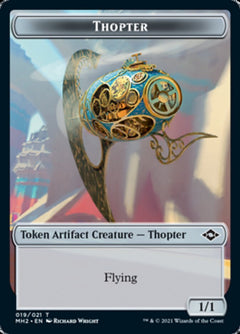 Squirrel // Thopter Double-Sided Token [Modern Horizons 2 Tokens]-2