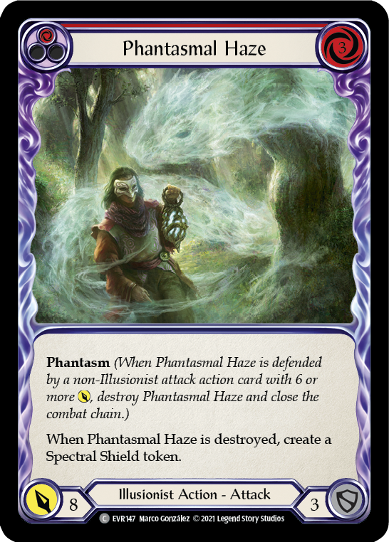 Phantasmal Haze (Red) [EVR147] (Everfest)  1st Edition Normal-1