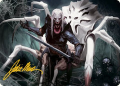 Drider Art Card (Gold-Stamped Signature) [Dungeons & Dragons: Adventures in the Forgotten Realms Art Series]-1