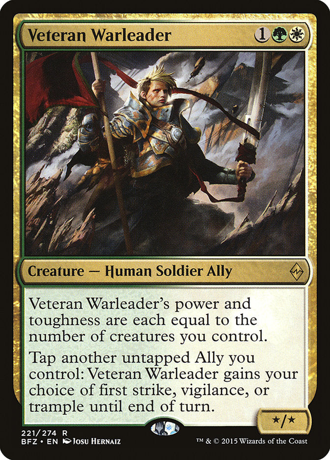 Veteran Warleader [Battle for Zendikar]-1