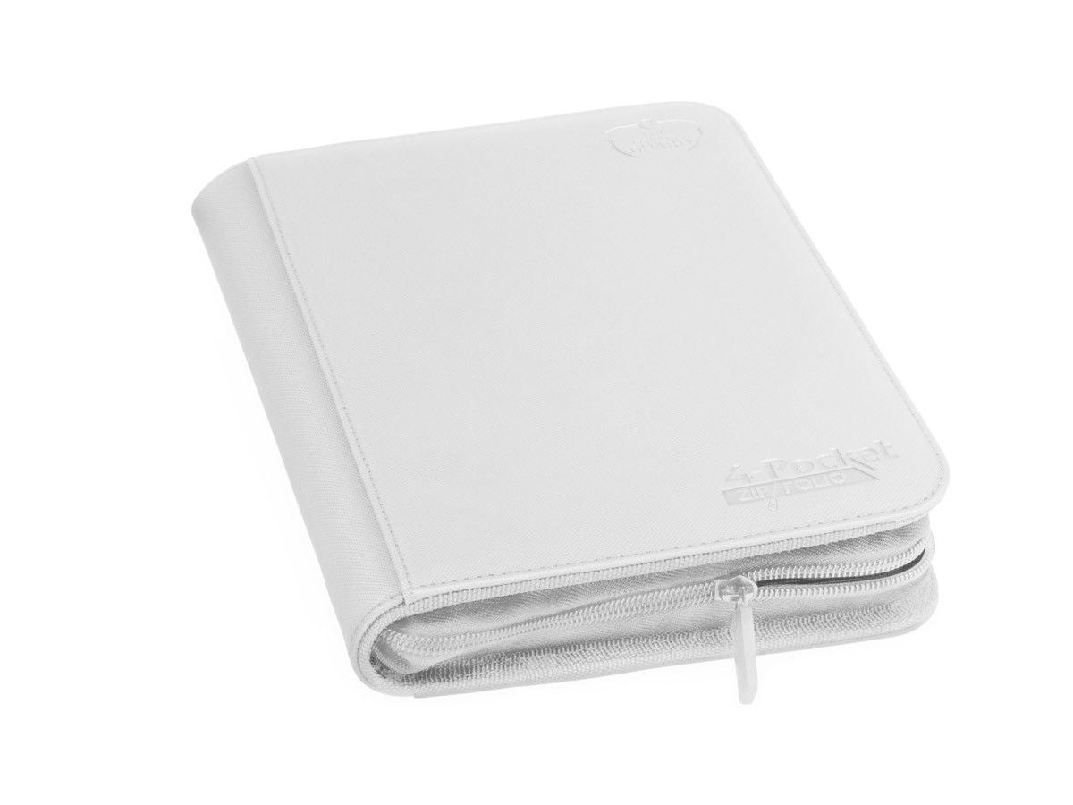 Ultimate Guard 4-Pocket ZipFolio XenoSkin White Folder-1