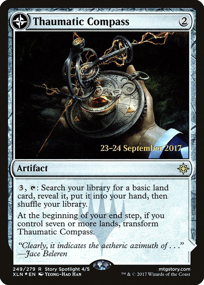 Thaumatic Compass // Spires of Orazca [Ixalan Prerelease Promos]-1
