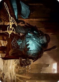 Vault Robber Art Card (Gold-Stamped Signature) [Kaldheim Art Series]-1