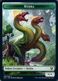 Hydra // Boar Double-Sided Token [Commander 2021 Tokens]-1