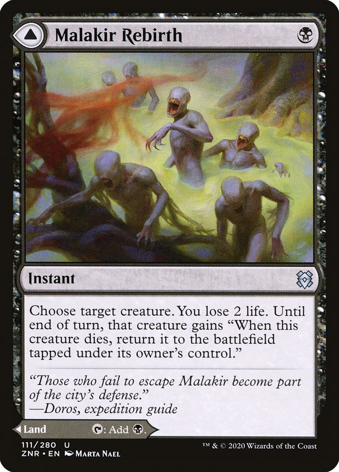 Malakir Rebirth // Malakir Mire [Zendikar Rising]-1