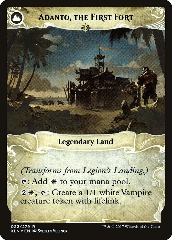 Legion's Landing // Adanto, the First Fort [Ixalan Prerelease Promos]-2