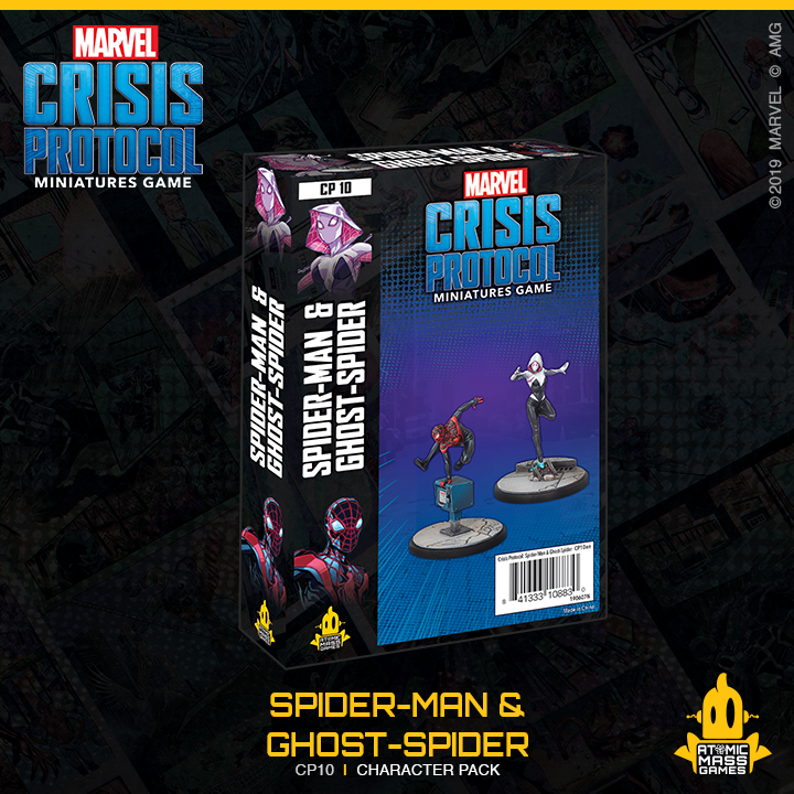 Marvel Crisis Protocol Miniatures Game Spider-Man & Ghost-Spider-1