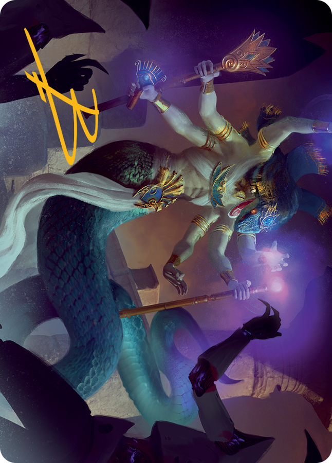 Imoti, Celebrant of Bounty Art Card (Gold-Stamped Signature) [March of the Machine Art Series]-1